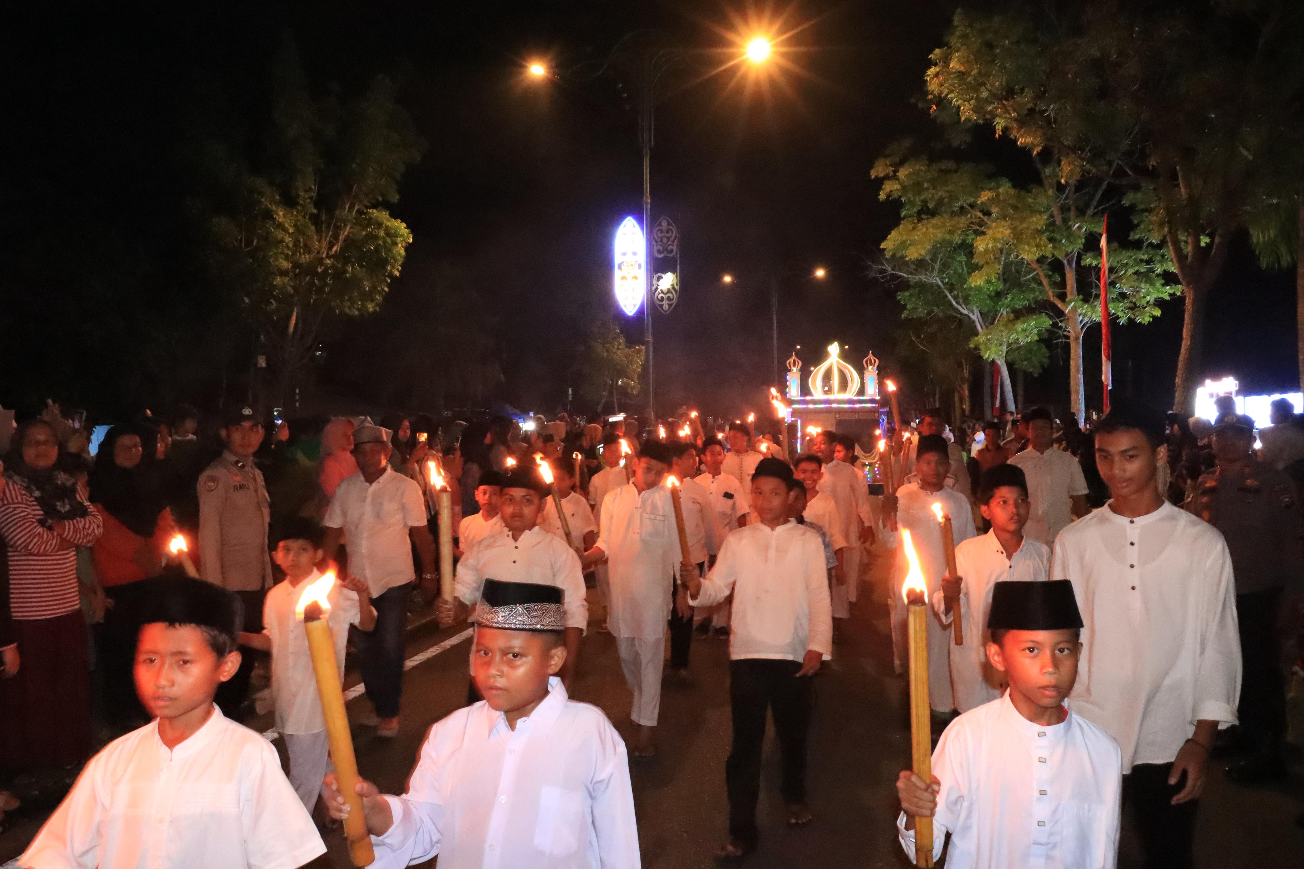 Ribuan Warga Diak Meriahkan Takbiran Iduladha 1446 H