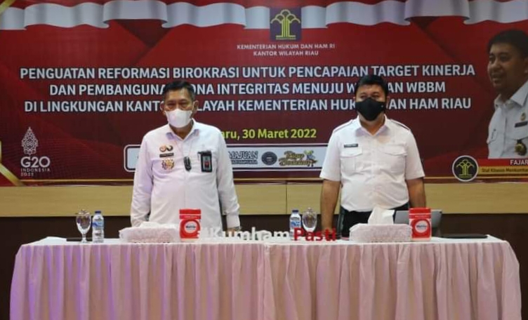 Program Zona Integritas di Riau Masuk Empat Terbaik di Indonesia