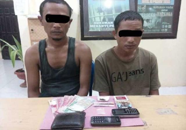 Polisi Rohul Tangkap Dua Pengedar Narkoba