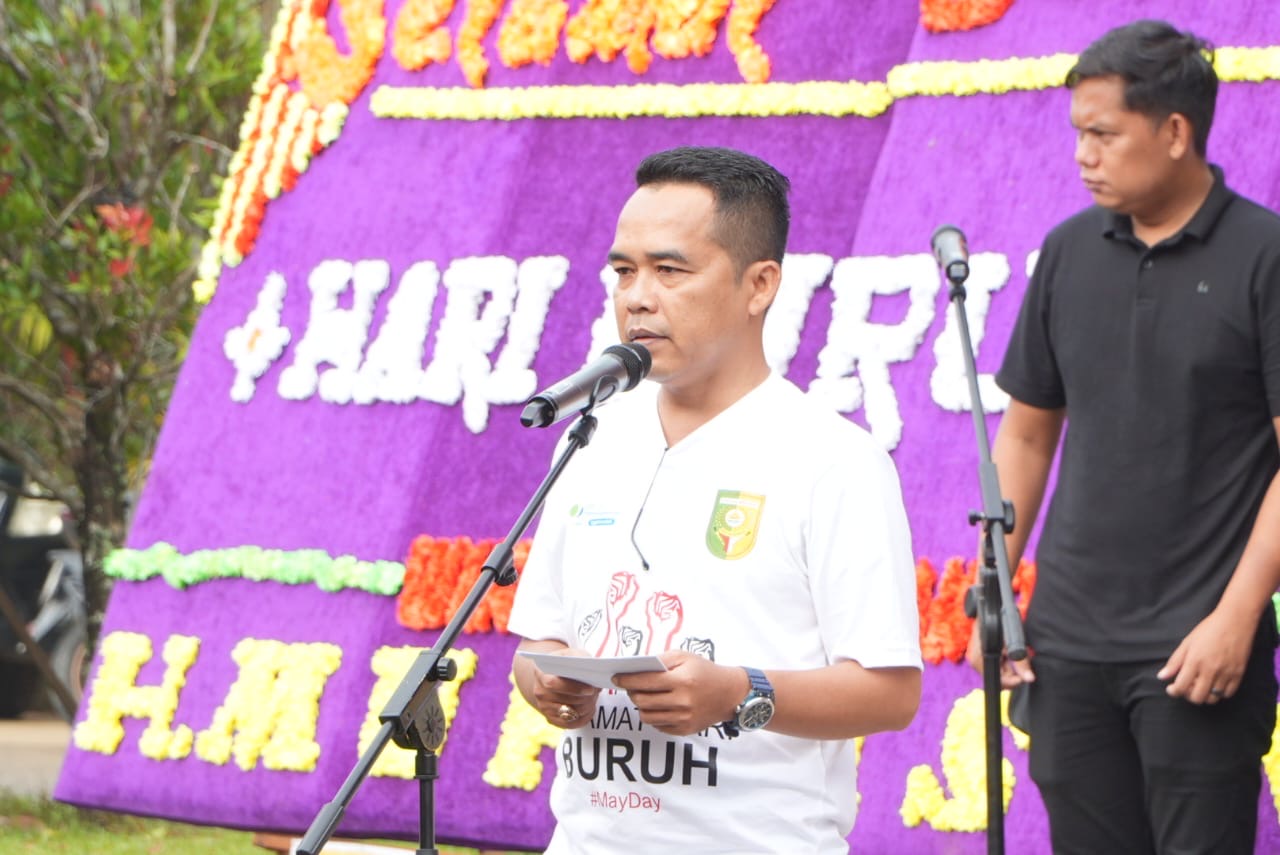 Peringatan May Day di Kuansing Meriah, Ini Peserta Dapat Tiket Umroh Gratis