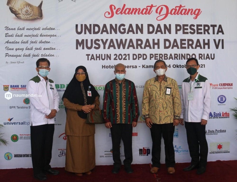 Indrahadi SE Terpilih sebagai Ketua Perbarindo Riau