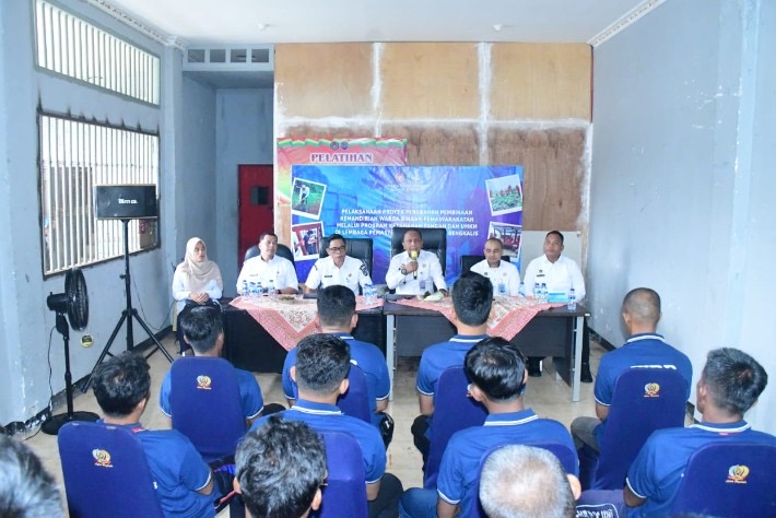 Warga Binaan Lapas Bengkalis Dilatih Budidaya Ayam Petelur