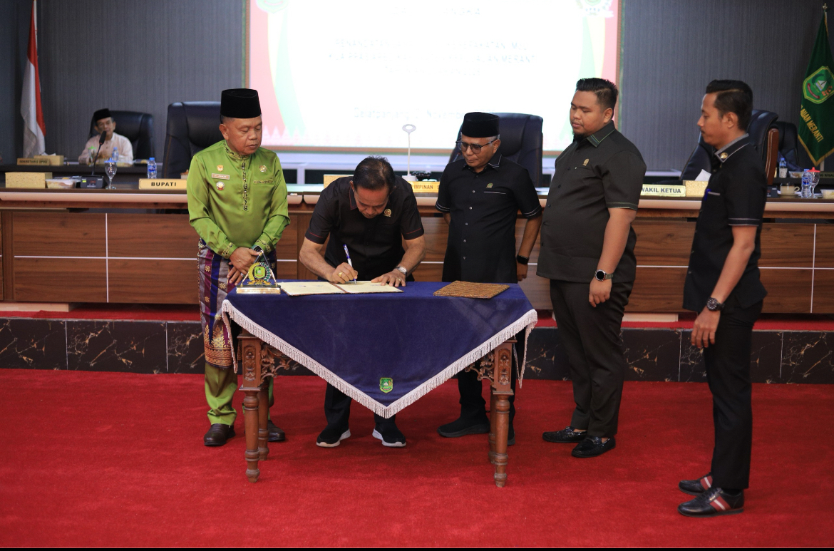 Nota Kesepakatan KUA-PPAS Tahun 2026 Meranti Ditandatangani