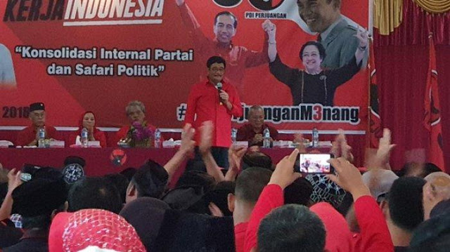 Djarot ke Kader PDIP: 10 Tahun SBY Membangun, Ada yang Dinikmati Gak?