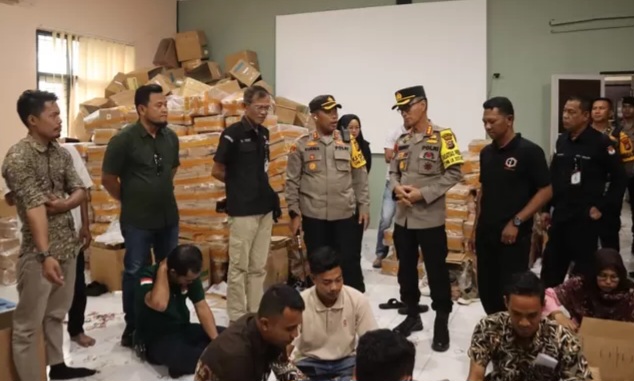 Pamatwil Polda Riau Supervisi Gudang KPU Meranti