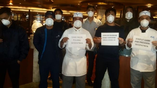 WNI ABK Kapal Pesiar yang Dikarantina Jepang Tetap Kerja Layani Tamu