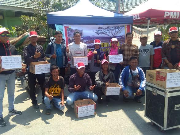 Sejumlah Musisi Inhil Galang Dana untuk Korban Gempa dan Tsunami di Sulteng