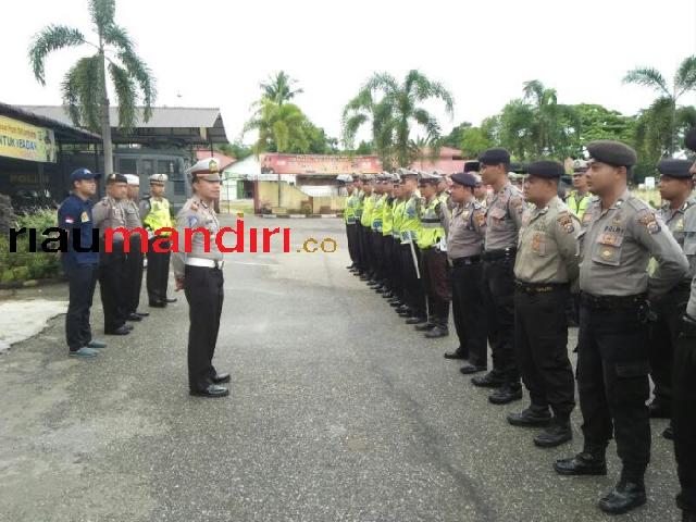 Kapolres Kampar Kerahkan Jajaran Antisipasi Peningkatan Arus Riau-Sumbar