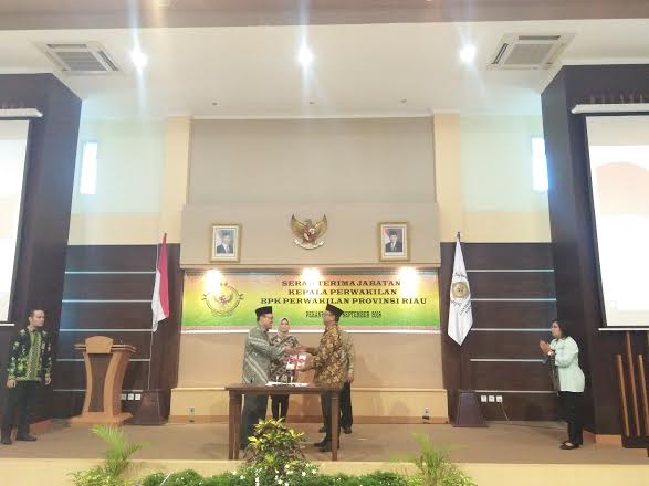 BPK Gelar Sertijab Kepala Perwakilan BPK Provinsi Riau