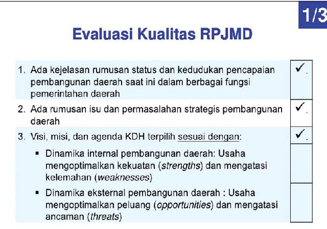 Prioritaskan Pembangunan Sesuai RPJMD