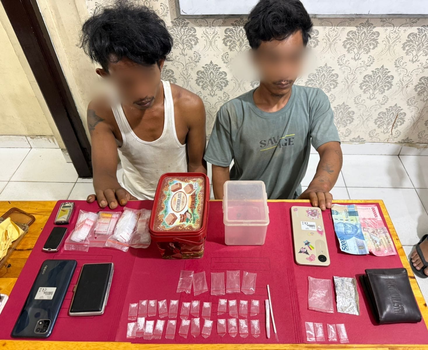 Undercover Buy, Polres Siak Ringkus Dua Pengedar Sabu