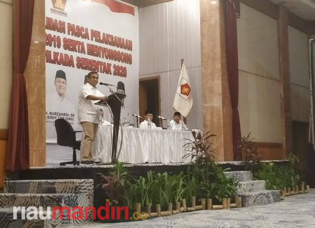 Sekjen Gerindra Ahmad Muzani Instruksikan Kader Bersatu Menangkan Pilkada Riau 2020