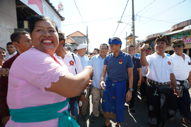 Di Tanjung Benoa Sandiaga Uno Tolak Reklamasi