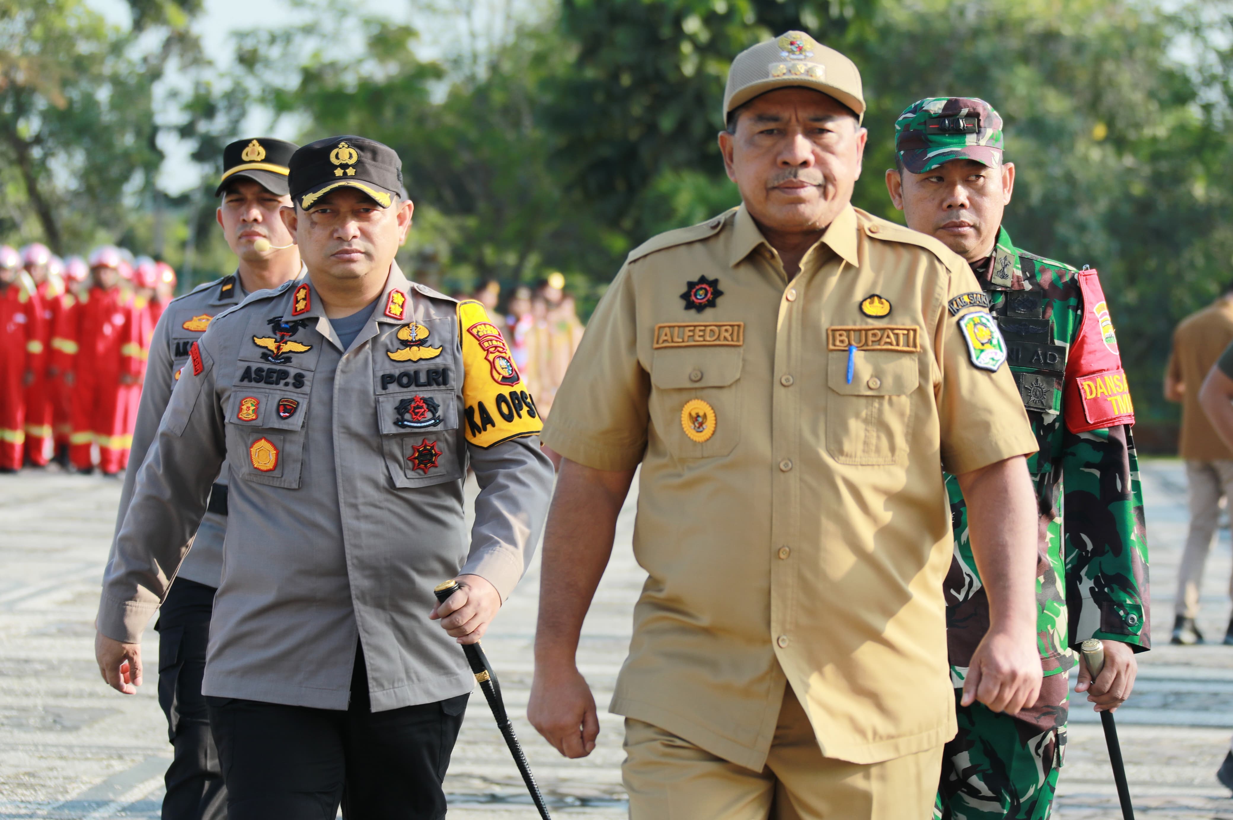 Siaga Darurat Bencana Karhutla, Pemkab Siak Apel Gelar Pasukan