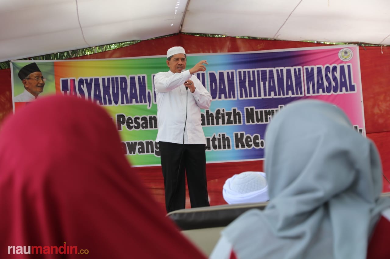 Hadiri Harlah Pondok Tahfizh Nurul Furqon, Ini Pesan Plt Bupati Siak