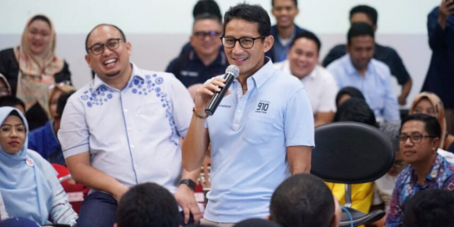 Orasi Berapi-api, Sandiaga: Saya Yakin 2019 Ganti Kepemimpinan