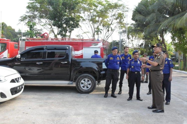 Armada Damkar Kampar Minim, Kasatpol PP Minta Maksimalkan Peralatan yang Ada