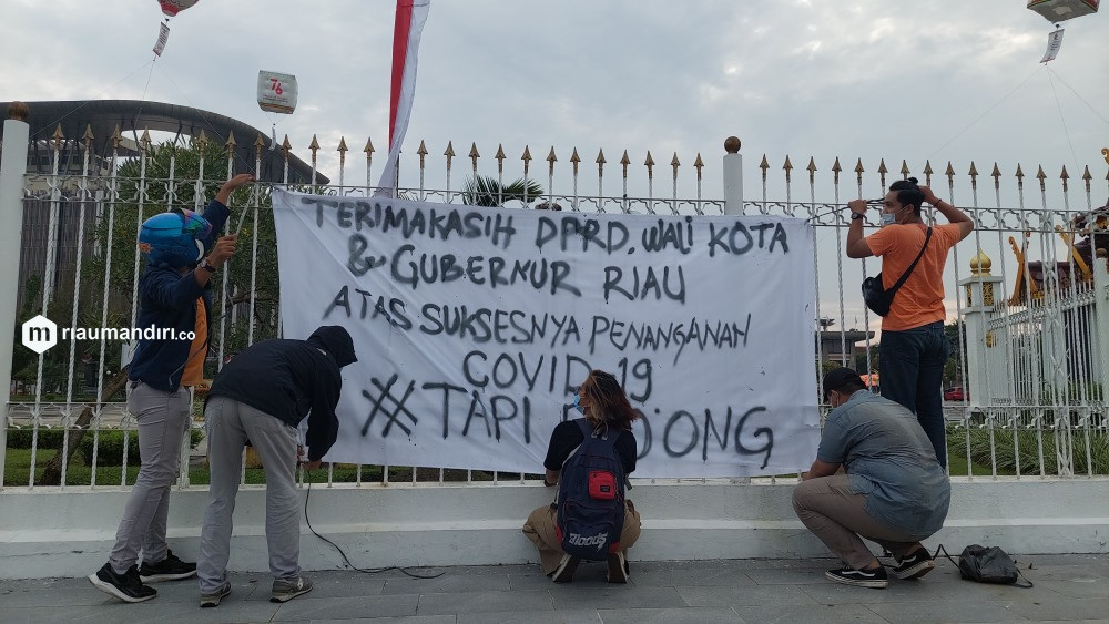 Aliansi Mahasiswa di Riau Kecam Perpanjangan PPKM