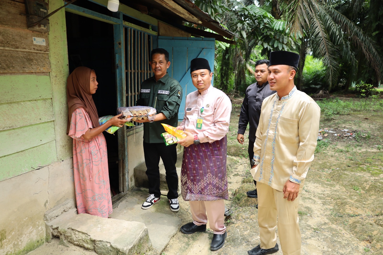 Jumat Berkah HUT ke-26 Siak, Diskominfo Berbagi di Kerinci Kanan