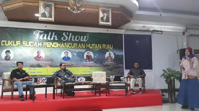 Mapala UR Gelar Talk Show Tentang Kerusakan Hutan Riau