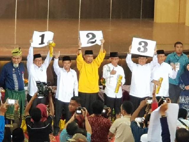 Ini Nomor Urut Kandidat Paslon Pilkada Inhil