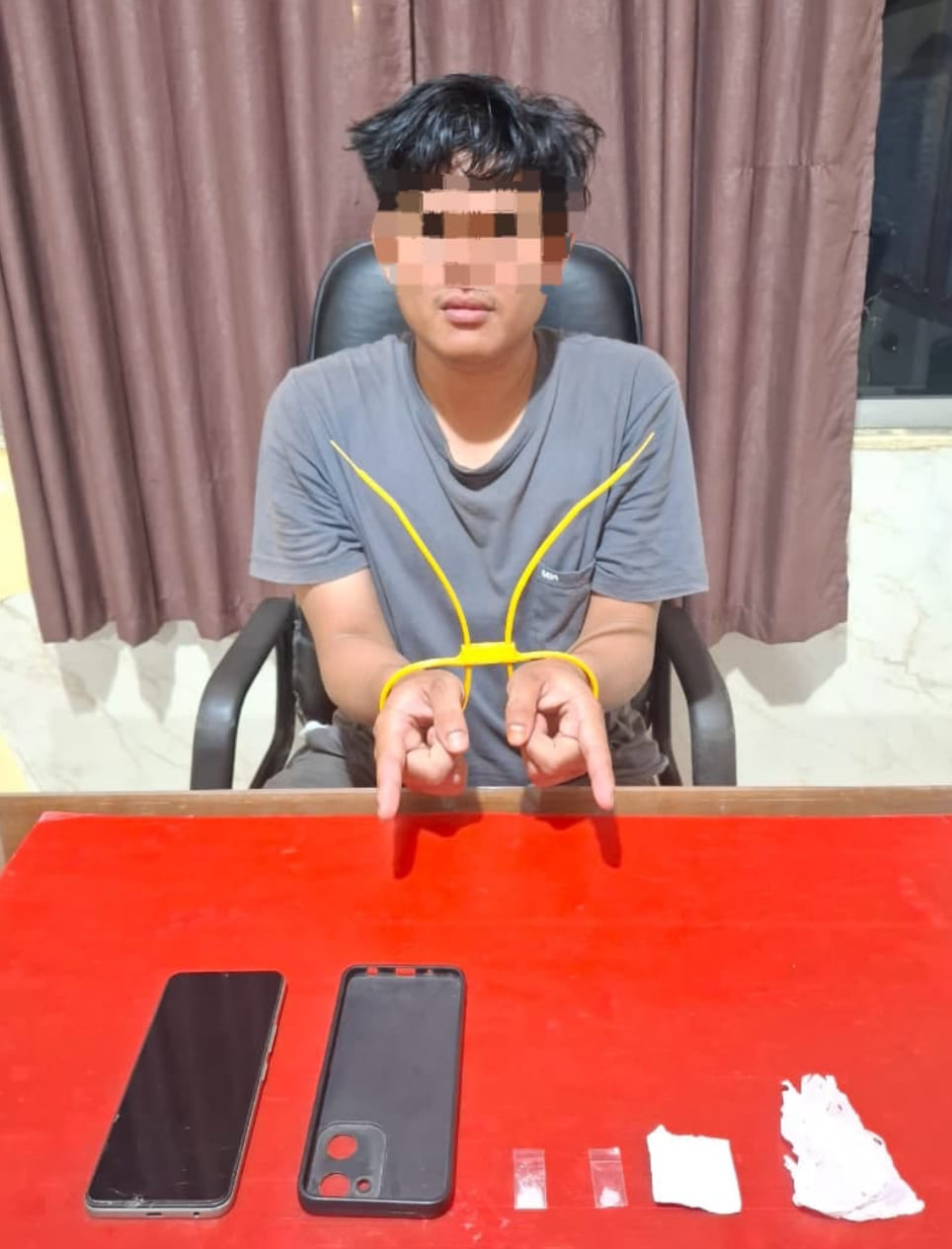 Diduga Pengedar Sabu di Singingi Hilir Diringkus, Dua Paket Siap Edar Disita