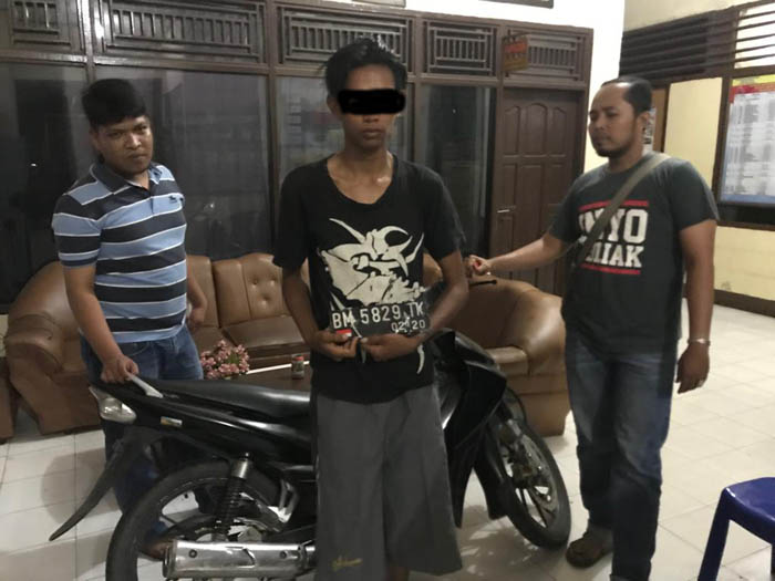 Nyuri Sepeda Motor di Pekanbaru, Tertangkap di Padang