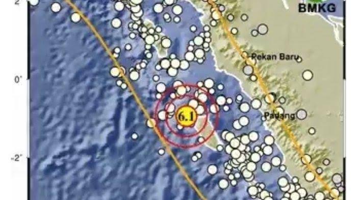 Mentawai 6 Kali Diguncang Gempa 5.6 M Hari Ini