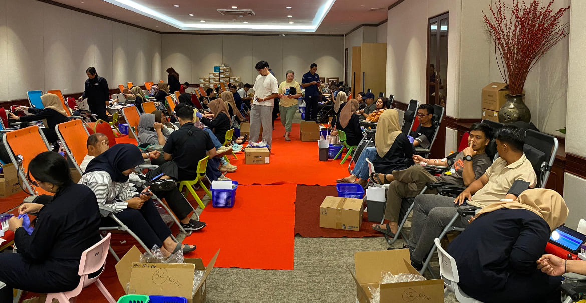 Semangat Peduli Sesama: KDD Riau Kompleks Kumpulkan 1.020 Kantong Darah