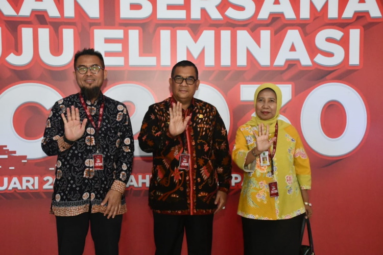 Dihadiri Presiden Jokowi, Wagubri Ikut Pencanangan Gerakan Bersama Eliminasi TBC 2030