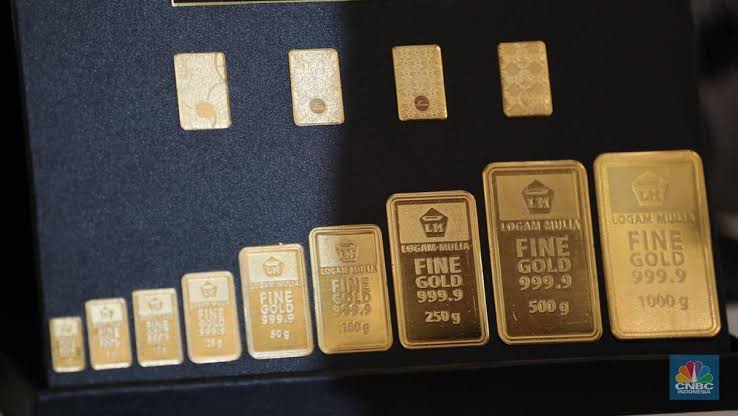 Harga Emas Antam Turun Rp17 Ribu