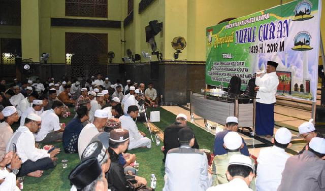 Pemda Kampar Peringati Malam Nuzul Quran, Ini Ajakan Sekda