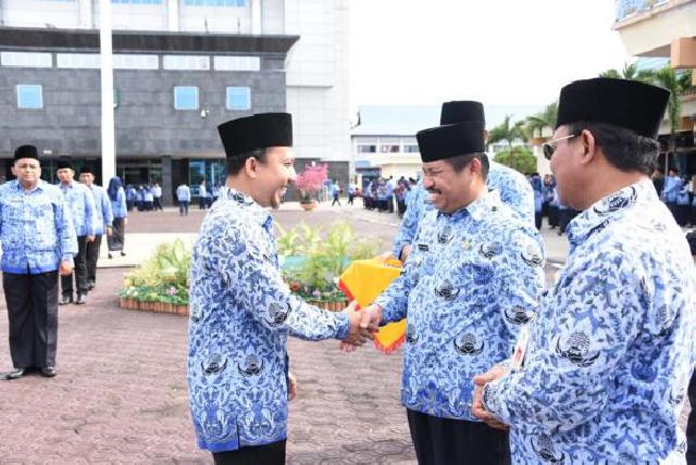 Bupati Amril Ingatkan ASN dan Kades Netral Pada Pilgubri 2018