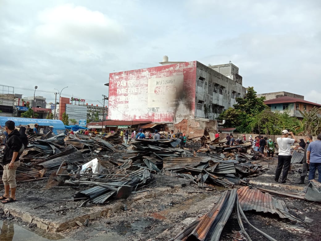 Korban Kebakaran Pasar Cikpuan Tolak Direlokasi