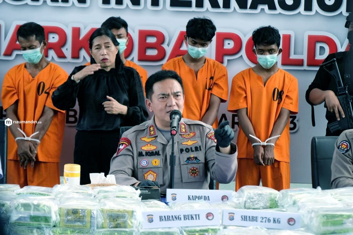 Hampir 1 Ton Sabu Diamankan Sejak M Iqbal Jabat Kapolda Riau