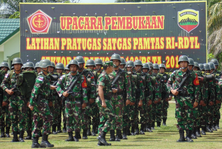 400 Prajurit Yonif 132/Bima Sakti Dikirim untuk Pengamanan Perbatasan Indonesia-Timor Leste