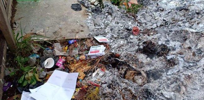 Sejumlah Kotak Suara Dibakar Orang Tak Dikenal 