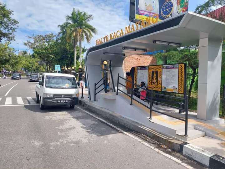 Perbaikan Sejumlah Halte Busway di Pekanbaru tak Gunakan APBD