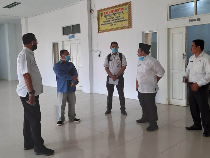 Cek Pembayaran TPP, Bupati Rohil Suyatno Kunjungi Kantor Diskes