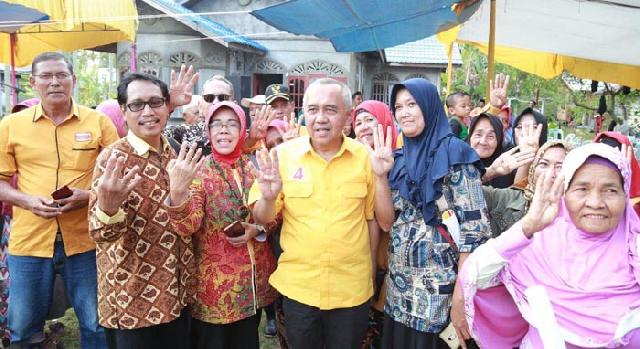 Kampanye Dialogis di Meranti, Arsyadjuliandi Komit Realisasikan Roro Kampung Balak-Buton