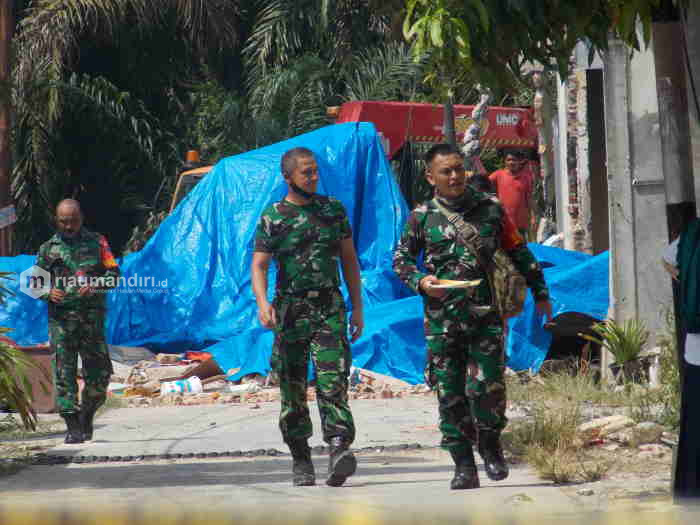 TNI AU Janji Ganti Kerusakan Rumah Warga yang Tertimpa Pesawat Hawk 0209 TT