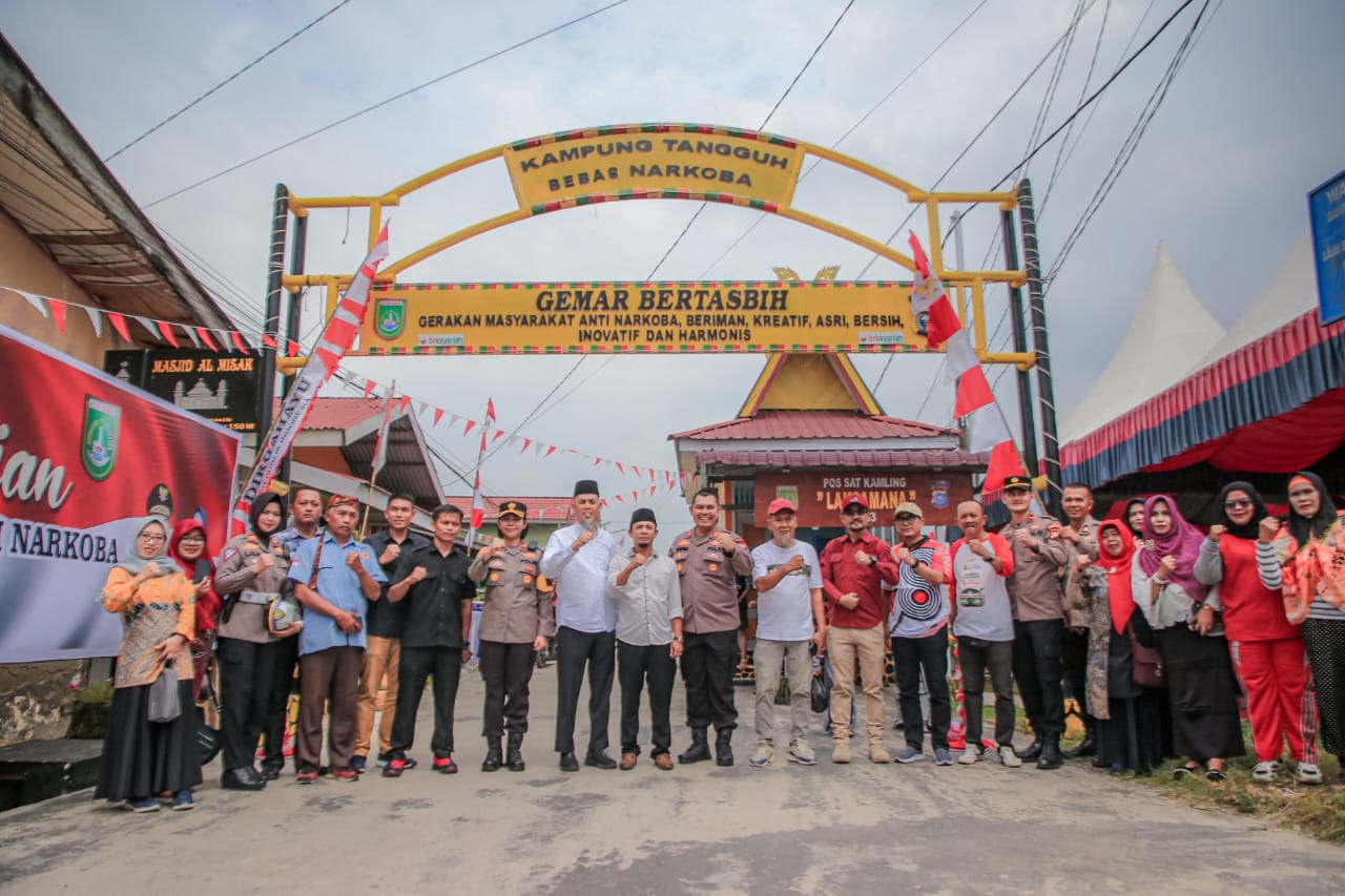 Kampung Bebas Narkoba di Dumai Diresmikan