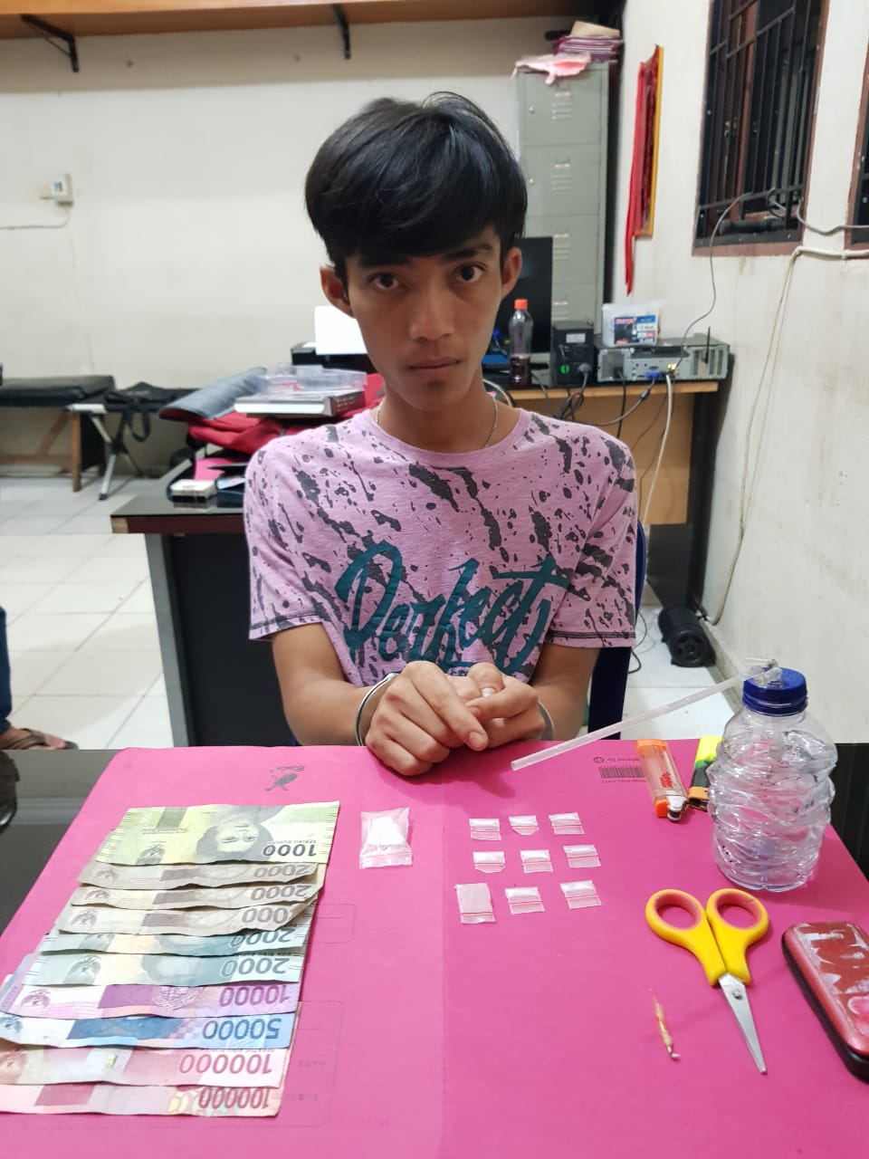 Masih Kecil Sudah Jadi Bandar Sabu, Akhirnya Ditangkap Polisi 