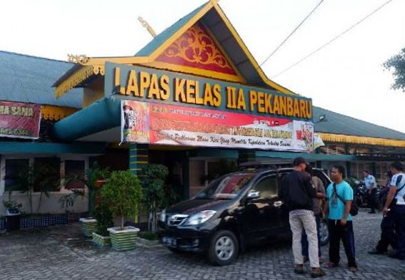Napiter Abu Rio Terpidana Teroris Dibebaskan dari Lapas Pekanbaru