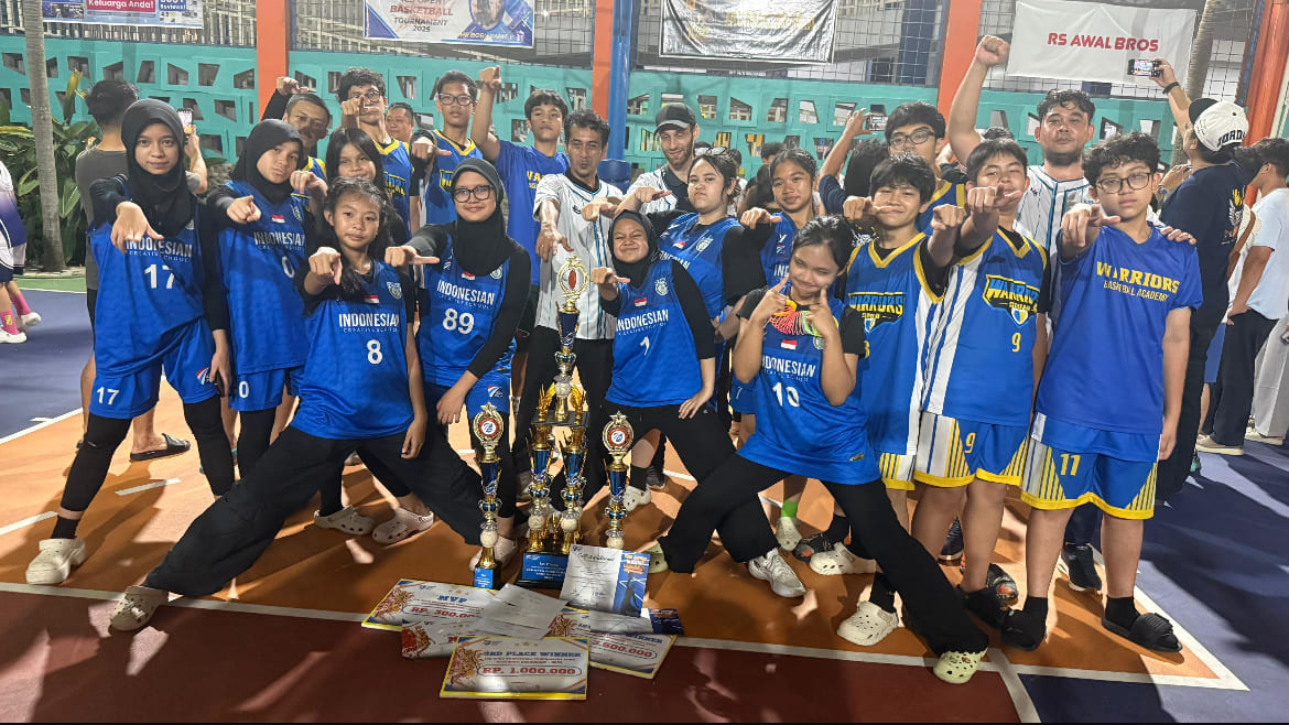 ICS Open Basketball Tournament 2025: Gelaran Perdana Gaungkan Sportivitas Pelajar Pekanbaru
