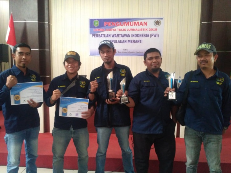 PWI Meranti Umumkan Pemenang Lomba Karya Tulis Jurnalistik 2018