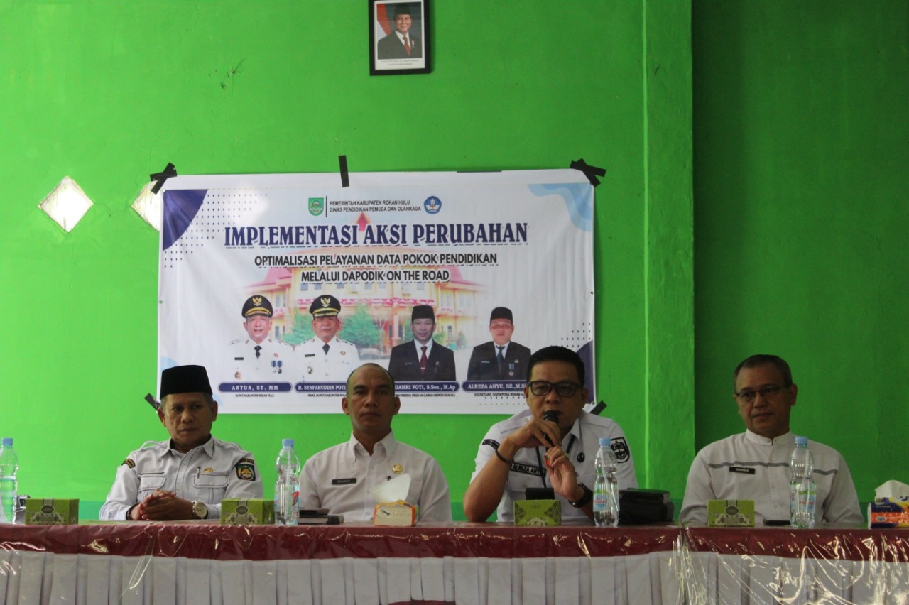 Disdikpora Rohul Lakukan Dapodik on the Road