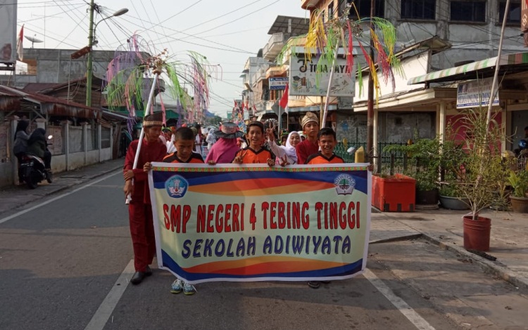SMPN 4 Dapat Apresiasi dari Masyarakat dan Korwil Tebing Tinggi