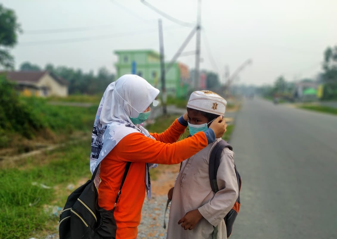 Rumah Zakat Lakukan Respon Bencana Asap di 6 Provinsi