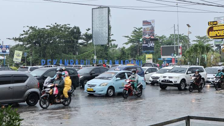Masih Ada Ratusan Titik Banjir di Pekanbaru